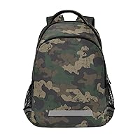 Camouflage Backpack for 1th- 6th Grade Boy Girl,School Backpack Camouflage Toddler Bookbag