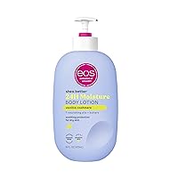 eos Shea Better Body Lotion- Vanilla Cashmere, 24-Hour Moisture Skin Care, Lightweight & Non-Greasy, Made with Natural Shea, Vegan, 16 fl oz