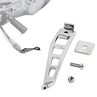 PSLER Kickstands Side Stand Assist Tool Accessories Motorcycle Jiffy Stand Extension Kit Foot Pedal Support for Dyna 1993-2017, Chrome