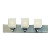 Trans Glob Lighting TG2803 PW Contemporary Modern Three Vanity Bar Outdoor-Post-Lights, Pewter, Nickel, Silver