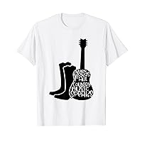 When Words Fail Country Music Speaks Guitar T-Shirt