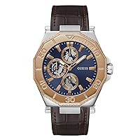 GUESS Men's Watch Watch Prime Leather
