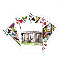 Stonehenge in Wiltshire England Poker Playing Magic Card Fun Board Game