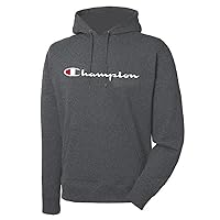 Champion Men's Big and Tall Script Logo Pullover Hoodie