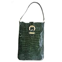 Model: Postale Crocodile Handbag (Green)