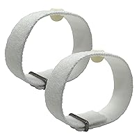 Motion Sickness Wristbands- Adjustable, Comfortable- Simple Nausea Relief for Car, Sea and Air (White, x-Large (Pack of 2))