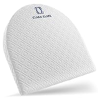 Clara Clark Maternity Pillow with Removable Washable Cotton Cover, Nursing Pillow and Positioner, Waterproof Memory Foam Pillow