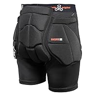 Triple Eight Bumsaver 2 Padded Shorts for Skateboarding, Snowboarding and Skiing, Black, M