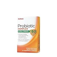 Probiotic Complex Extra Strength with 150 Billion CFUs, 20 Capsules, Daily Probiotic Support