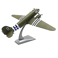 1:100 Alloy WWII Douglas C-47 Transport Aircraft Model Aircraft Model Simulation Aviation Science Exhibition Model