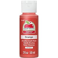 Apple Barrel Acrylic Paint in Assorted Colors (2 oz), 20561, Orange