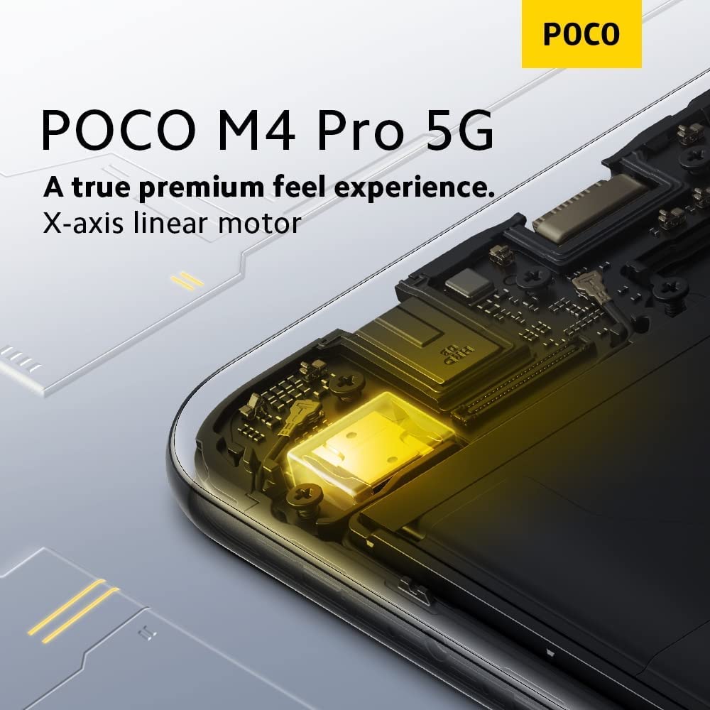 Poco M4 PRO 5G 64GB 4GB RAM Factory Unlocked (GSM Only | No CDMA - not Compatible with Verizon/Sprint) w/Fast Car Charger Bundle - Yellow