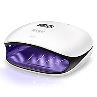 280W UV LED Nail Lamp, Professional UV Light for Nails with 66 Beads,  Portable Nail Gel Polish Dryer Curing Lamp Auto Sensor 4 Timer Setting for