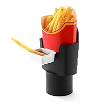 French Fry Holder and Sauce Holder Set, White Elephant Gift Idea for Adults
