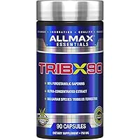 ALLMAX Nutrition Trib X 90, Bulgarian Tribulus Ultra-Concentrated Extract, 90 Capsules