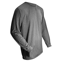 MAGID ARS450GYM AR Defense NFPA 70E Compliant Jersey Knit Shirt, Medium, Gray