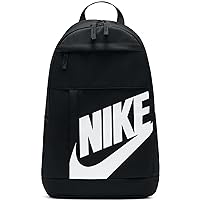 NIKE Unisex's Sports Bag, Black/White, 48cm H x 30cm W x 15cm D