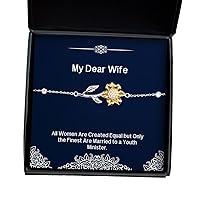 All Women are Created Equal but Only The Finest are Married to a. Wife Sunflower Bracelet, Best Wife Gifts, Jewelry for Wife, Funny Wife Birthday Gifts, Funny Wife, Funny Wife