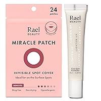 Bundle - Miracle Patch Invisible Spot Cover (24 Count), Cica Spot Corrector Cream (20 ml)
