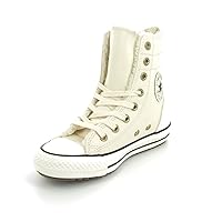 Converse Chuck Taylor All Star Hi-Rise X-Hi Little Kid's/Big Kid's Boots Parchment/Black/Egret 653389c (10.5 M US)