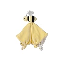 Burt's Bees Baby Baby Plush Toy Lovey, Hold Me Bee Stuffed Security Blanket, Infants Comfort Object, Made with Organic Velour Shell with Polyester, Sunshine Color, Size 12x12x3 Inches