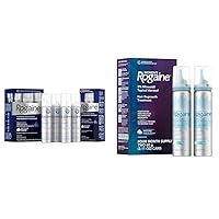 Rogaine Men's 5% Minoxidil Foam for Hair Regrowth, Topical Hair Loss Treatment & Women's 5% Minoxidil Foam, Topical Once-A-Day Hair Loss Treatment