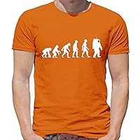 Evolution of Man Astronaut - Mens Premium Cotton T-Shirt