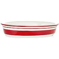 Lenox 890835 Holiday Handpaint Stripe Oval Dish