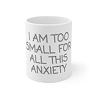 White Ceramic Mug Hilarious Impassive Statements Gag Humorous Distant Introverts Sarcasm Line 11oz