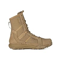 5.11 Tactical Men’s A/T All-Terrain 8-Inch ARID Boots, Full-Length Side Zipper, Slip-Resistant & Comfortable Work Boot, Style 12438
