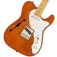 Squier Classic Vibe 60s Thinline Telecaster Electric Guitar, with 2-Year Warranty, Natural, Maple Fingerboard