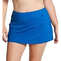 BEACH HOUSE Emma Swim Skort - Modest Plus Size Swimsuit Skirt with Built in Shorts