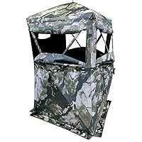 Primos Hunting Primos Full Frontal Hunting Blind, One Way See-Through Ground Blind in Veil Camo