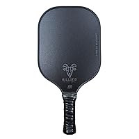 Paddle - Pop, Precision, Power - Raw Toray T700 Carbon Fiber - Large Sweet Spot - Textured Surface - 16mm Polypropylene Core - Be The Pickleball Goat!