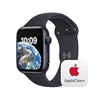 Apple Watch SE GPS 44mm Midnight Aluminium Case with Midnight Sport Band - S/M with AppleCare+ (2 Years)