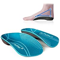 3/4 Orthotic Insoles, Shoe Inserts for Plantar Fasciitis Relief, High Arch Support Inserts for Flat Feet, Over-Pronation and Heel Pain (X-Large(Men's 11.5-14 / Women's 12.5-15))
