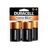 Procter & Gamble DURMN1300R4Z Duracell Alkaline General Purpose Battery, D-CTx4