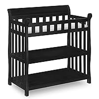 Eclipse Changing Table with Changing Pad, Black