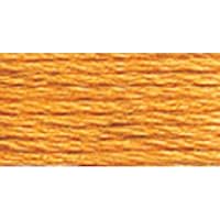 DMC 117-3854 Mouline Stranded Cotton Six Strand Embroidery Floss Thread, Medium Autumn Gold, 8.7-Yard