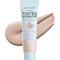 wet n wild Bare Focus Tinted Hydrator Matte Finish, Fair, Oil-Free, Moisturizing Makeup | Hyaluronic Acid | Sheer To Medium Coverage