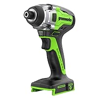 Greenworks 24V Brushless Cordless Impact Driver Kit, 2650in./lbs Torque, Variable Speed-Battery and Charger Sold Separately, Green