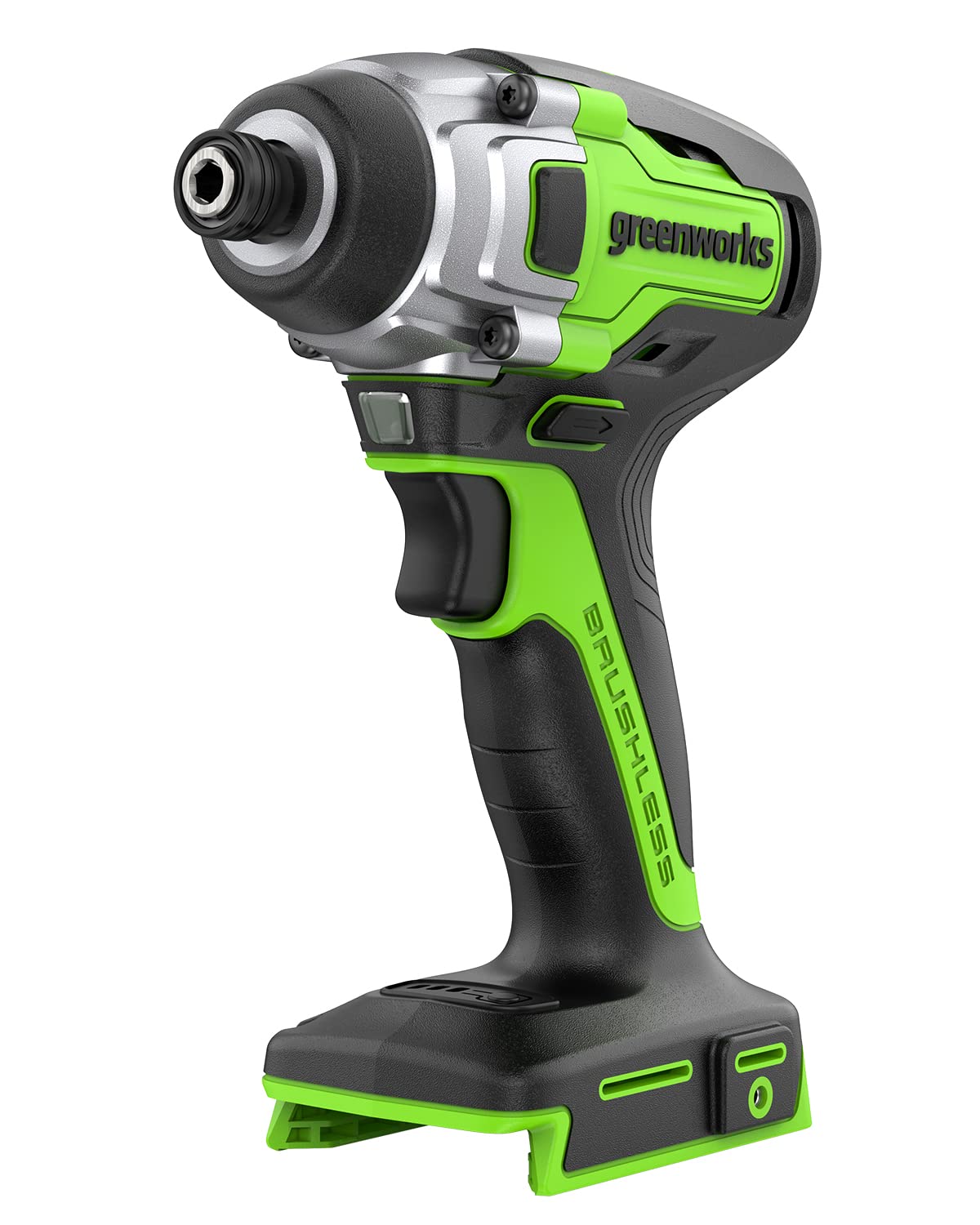 Greenworks 24V Brushless Cordless Impact Driver Kit, 2650in./lbs Torque, Variable Speed-Battery and Charger Sold Separately