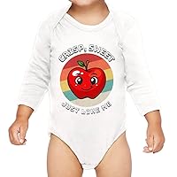 Crisp Sweet Just Like Me Baby Long Sleeve bodysuit - Apple Gifts - Gifts for Apple Lovers