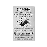 Mom to be Gifts, Promoted to Mommy 2024 Card, Expecting to be Mommy, Soon to be Mother Present, Pregnant Mom First Time Mothers Day Gifts
