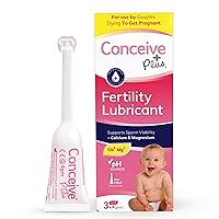 Conceive Plus Fertility Lubricant in Pre-Filled Applicators, Fertility Friendly Lube for Couples Trying to Conceive, 3 x 4g Applicators