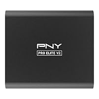 PNY Pro Elite V2 500GB USB 3.2 Gen 2x1 Type-C Portable Solid State Drive (SSD) – (PSD0CS2160-500-RB)