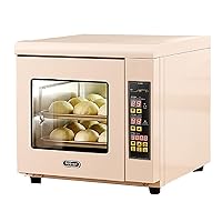 Electric Dough Proofing Box, Bread Proofer with Humidity and Temperature Control, Proofing Cabinet with Clear Door, for Making Bread, Yogurt, Natto and Handmade Soap（220V CN Plug）