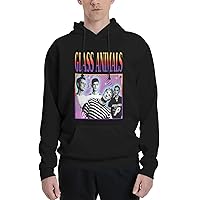 Men's Vintage Graphic Fleece Hoodie Causal Streetwear Pullover Sweatshirt