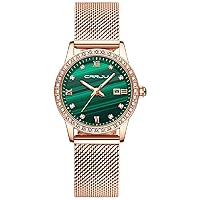 Women Stainless Steel Rose Gold Quartz Watches Luxury Diamond Fashion Clock Simple Wrist Watch