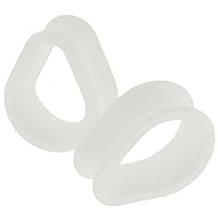 KAOS BRAND: Pair of White Silicone Double Flared Hydra Eyelets